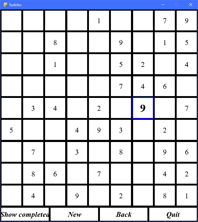 Sudoku app